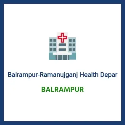 Balrampur-Ramanujganj Health Department Logo