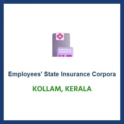 Employees' State Insurance Corporation (ESIC) Model & Super Specialty Hospital Asramam Kollam Logo